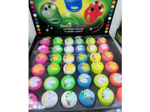 Pierścionek świecący jednorożec display 36sz Adar (496125)