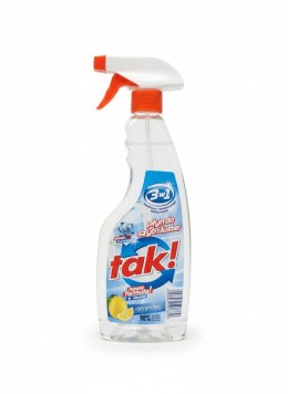 Płyn do mycia szyb dozownik lemon 500ml Tak