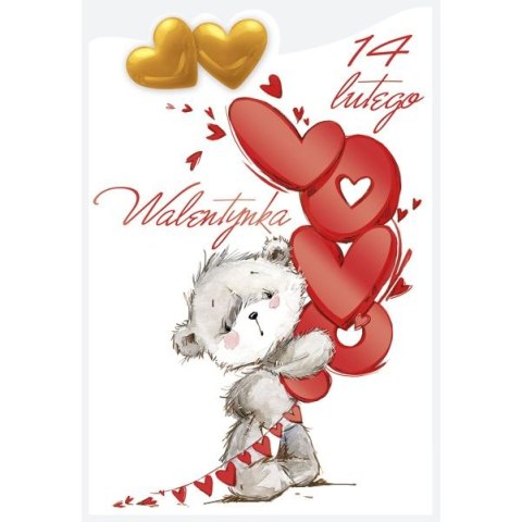 Pocztówka walentynka Pol-mak (PLW)