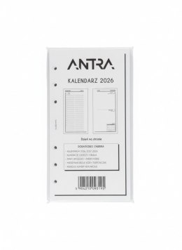 Wkład do organizera kalendarz B6 DNS Antra (2026)
