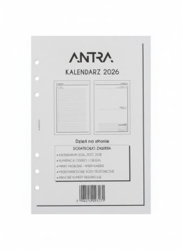 Wkład do organizera kalendarz a5 DNS Antra (2026)