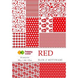 Zeszyt papierów kolorowych A4 80g 15k Happy Color (HA 3808 2030-R)