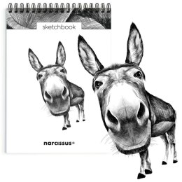 Blok artystyczny szkicownik osioł A5 120g 60k Narcissus