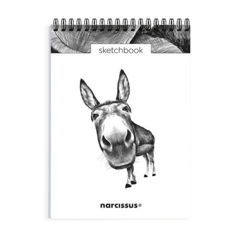 Blok artystyczny szkicownik osioł A5 120g 60k Narcissus