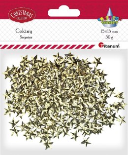Cekiny Craft-Fun Series gwiazdki złote 30g Titanum (19HET10-53)