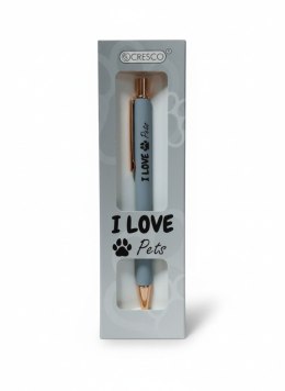 Długopis Zenith 4 ETUI GB I LOVE PETS 5907464223806 wkład niebieski 1,0mm Cresco (230005_1)