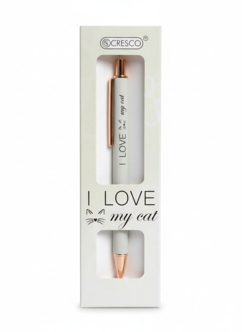 Długopis Zenith 4 ETUI GB I LOVE PETS 5907464223882 wkład niebieski 1,0mm Cresco (230005_3)