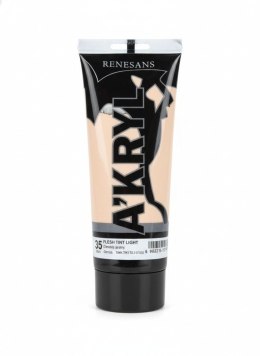 Farba akrylowa kolor: cielisty różowy 200ml Renesans (35)