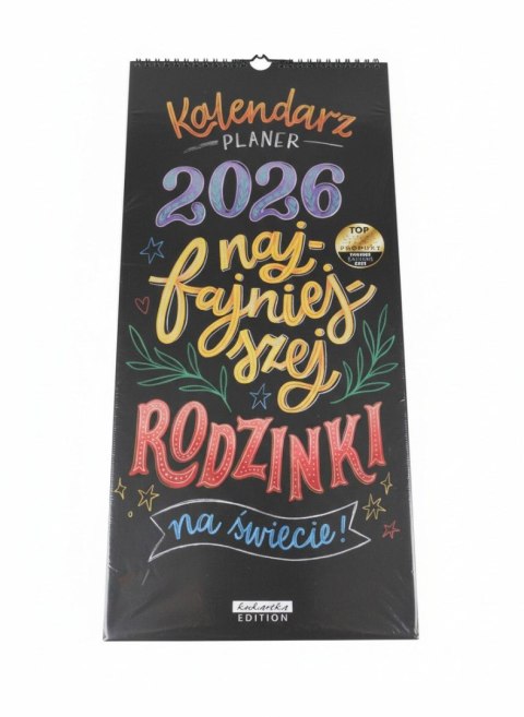 Kalendarz ścienny planer Njfajniejszej rodzinki Kukartka