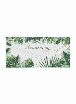 Kartka składana Koperta Ślub monstera DL+ Henry (5905701488575)