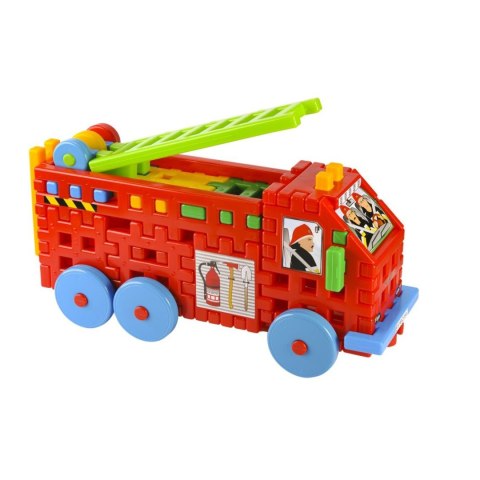 Klocki konstrukcyjne Ciężarówka Straż Pożarna 35 elementów Bączek/Tupiko (CSP 5791)