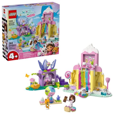 Klocki konstrukcyjne Koci Domek Gabi Łakociowa Góra i Kiciowy Ogródek Lego (11205)
