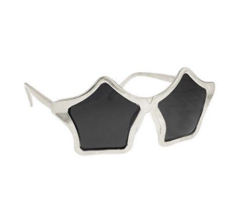 Kostium okulary gwiazdki srebrne Godan (OKGS-YH)