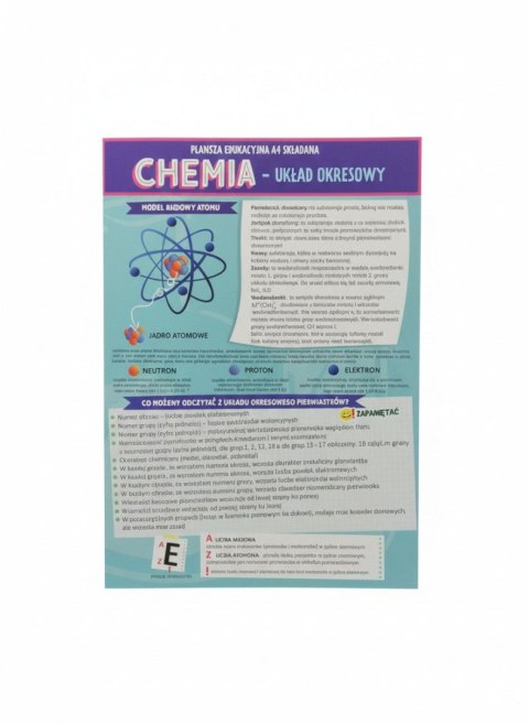 Książeczka edukacyjna KARTA EDUKACYJNA CHEMIA Henry (5905701489787)