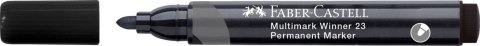 Marker permanentny winner 23 wkład czarny okrągła końcówka Faber Castell (453397 FC)