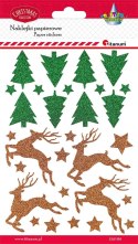 Naklejka (nalepka) Craft-Fun Series Choinki, renifery, gwiazdki Titanum (22LJ1202)