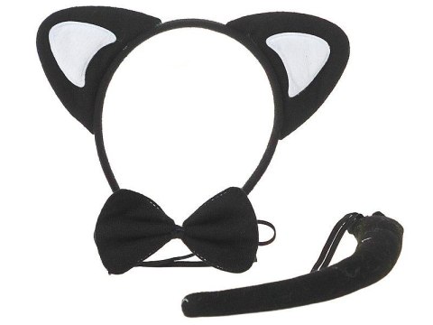 Opaska kot, z muszką i ogonem Adar (443556)