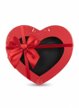 Pudełko na prezent Rozette (PUH-25254-HEART2 okien RED)