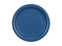 Talerz jednorazowy granatowe papier śr. 230mm 6 szt Partydeco (TPP102-074)