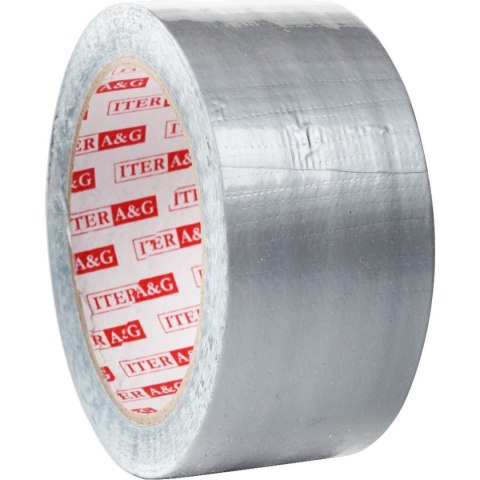 Taśma specjalnego przeznaczenia wzmacniana 48x20 [mm x m] srebrna Iter A&G