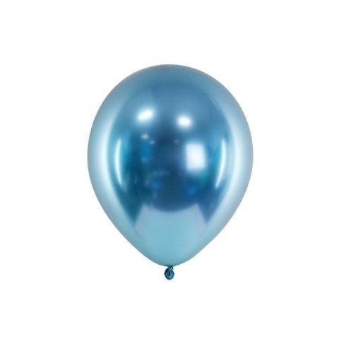 Balon gumowy 10 szt. niebieski 270mm Partydeco (CHB1-001-10)
