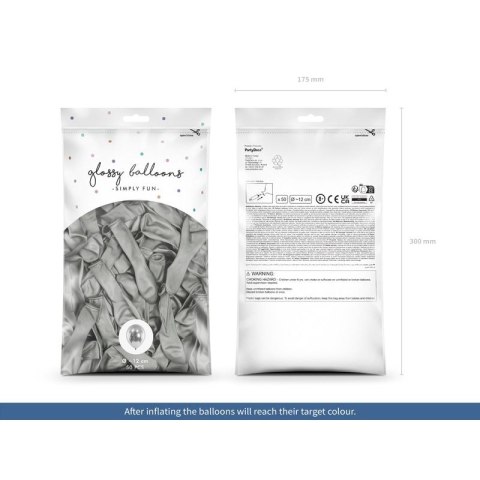Balon gumowy 50szt. Partydeco (CHB1-5-018-50)