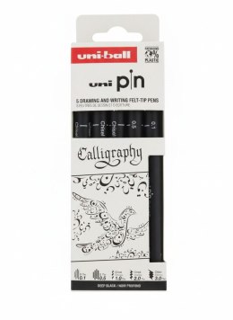 Cienkopis kreślarski CALLIGRAPHY 5 szt ASPP015 wkład mix mixmm 1kol. Uni (206477)