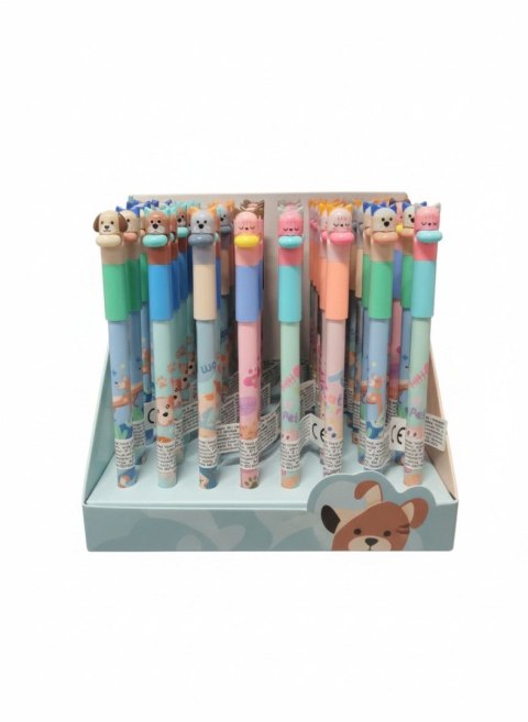 Długopis wymazywalny Dogs and Cat wymazywalny wkład niebieski 0,5mm Patio (01713PTR)