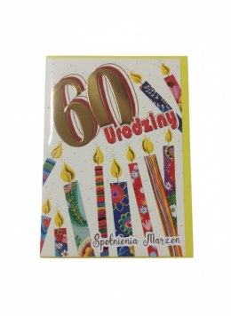 Kartka składana Karnet A5 60 świeczki A5 Henry (5908451982522)