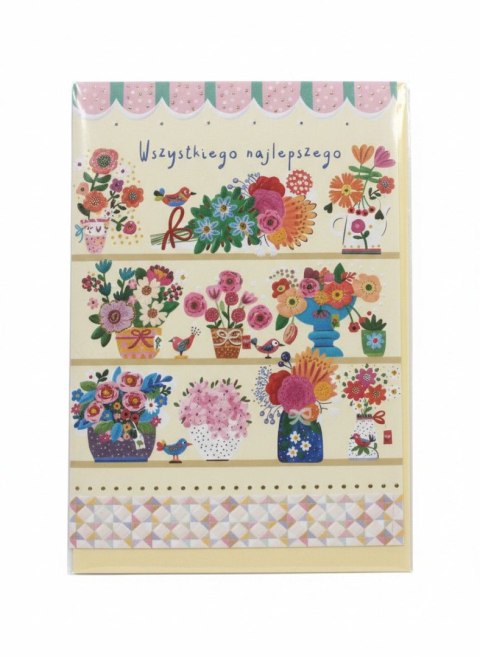 Kartka składana Karnet B6 WITRYNA KWIACIARNI B6 Henry (5908451982737)