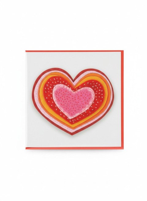 Kartka składana Karnet KW WAL SERCE 3D kw Henry (5907465666886)