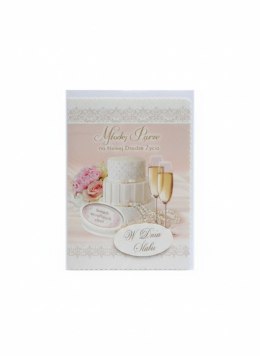 Kartka składana Ślub B6 Top Graphic