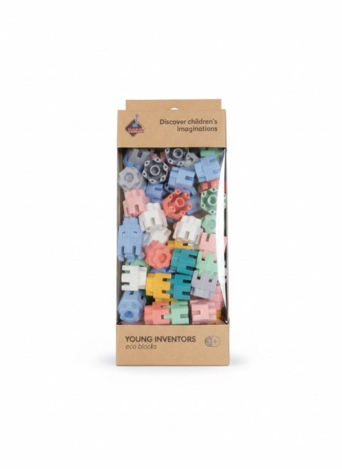 Klocki konstrukcyjne Mali Geniusze Eko śrubki Askato (123608)