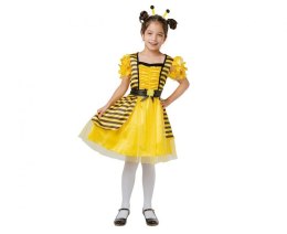 Kostium dla dzieci Pszczółka (sukienka, opaska, pasek), rozm.120/130 cm Godan (SL-BE12)
