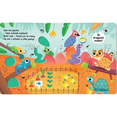 Książka dla dzieci Zakątek zwierzątek. Książeczka sensoryczna dla maluszka Aksjomat