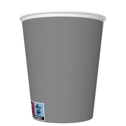 Kubek jednorazowy maki Srebrne, Unicolour papier 250ml Pol-mak (KM02_OG_005500)