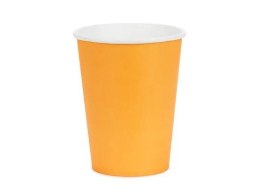 Kubek jednorazowy pomarańczowy papier 250ml Partydeco (KPP90-005J-EU1)