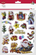Naklejka (nalepka) Craft-Fun Series Boże Narodzenie wypukłe Titanum (AAK-069)