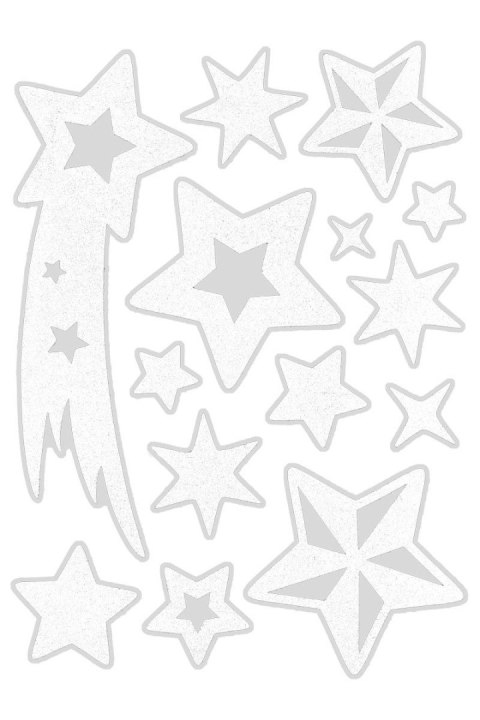 Naklejka (nalepka) Craft-Fun Series Śniezynki Titanum (CMS-011)