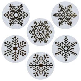 Naklejka (nalepka) Craft-Fun Series Śnieżynki złote Naklejki na rolce Titanum (25JT006)