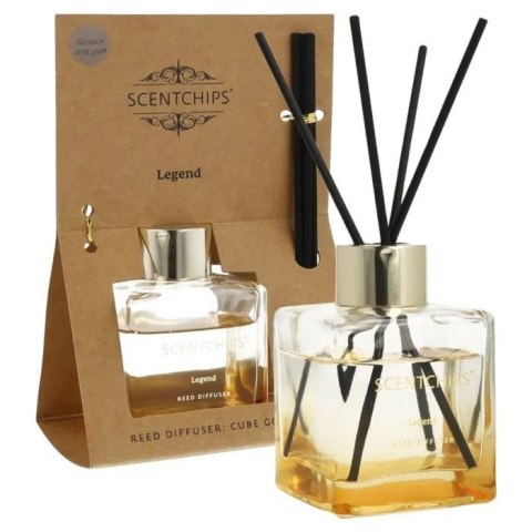 Odświeżacz powietrza Scentchips Dyfuzor patyczkowy Cube Legend 100ml Pavoncella (8716516203270)