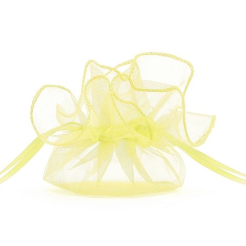 Organza Woreczki z organzy, j. żółty, 26cm (1 op. / 20 szt.) Partydeco (WRG6-084J)