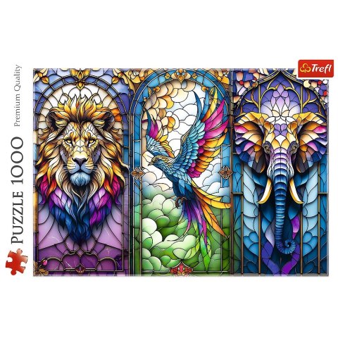Puzzle Witraż: Zwierzęta Trefl (10957)
