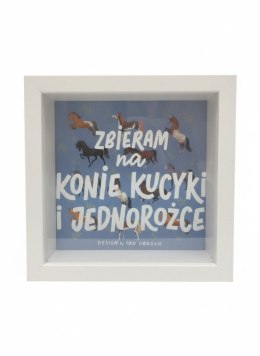 Skarbonka Konie, kucyki, drewno Pan Dragon (5907195300142)