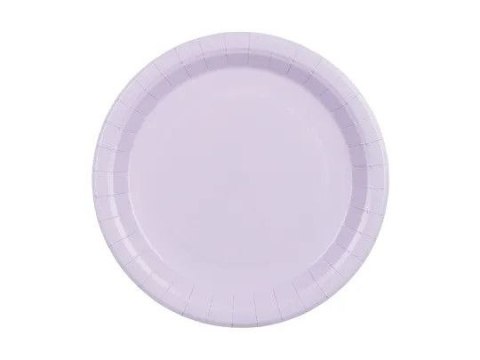 Talerz jednorazowy lawenda papier śr. 230mm 6 szt Partydeco (TPP102-002)