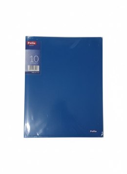 Teczka ofertowa A4 kolor: niebieski 10 kieszeni Patio (PAT1131/N/08)