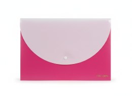 Teczka plastikowa na zatrzask RIO RÓŻOWA 693520538970 A4 różowy 180 mic. Deli (E38977_PINK)