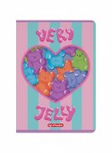Zeszyt A5 Jelly 16k. 70g kratka Herlitz (400206372)
