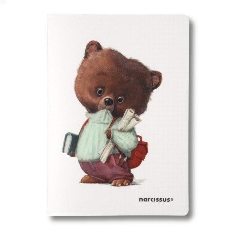 Zeszyt A4 cute PP 60k. 80g krata Narcissus