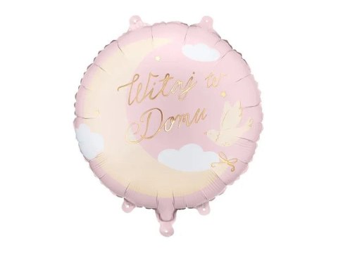 Balon foliowy Witaj w domu 18cal Partydeco (FB349-081J)